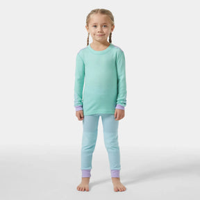 Helly Hansen Kids' LIFA® Merino Wool Base Layer Set Skiundertøj Børn - Lagoon - Lagoon