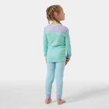 Helly Hansen Kids' LIFA® Merino Wool Base Layer Set Skiundertøj Børn - Lagoon -