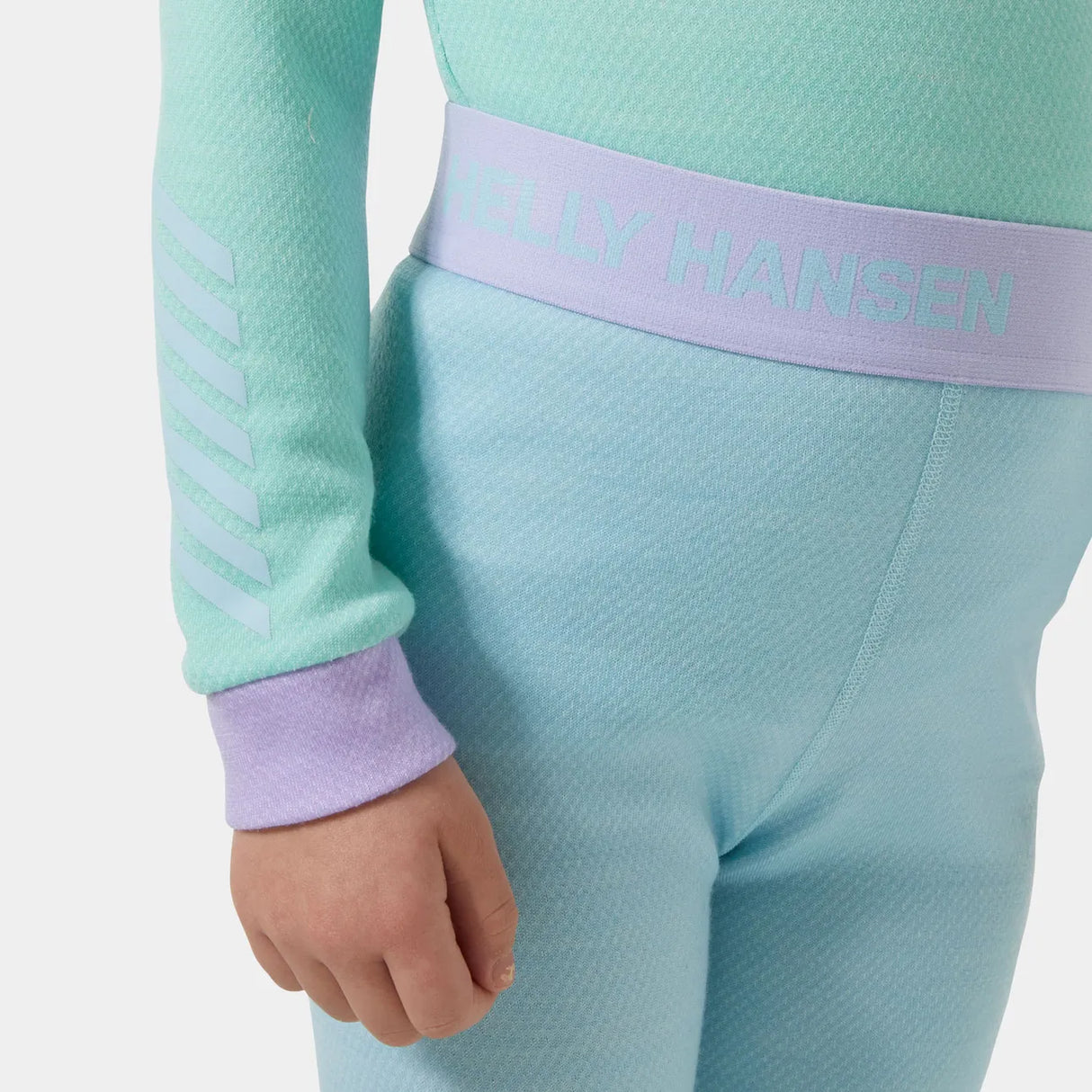 Helly Hansen Kids' LIFA® Merino Wool Base Layer Set Skiundertøj Børn - Lagoon -