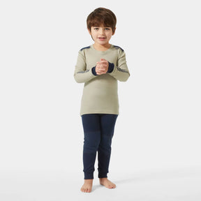 Helly Hansen Kids' LIFA® Merino Wool Base Layer Set Skiundertøj Børn - Light Lav - Light Lav