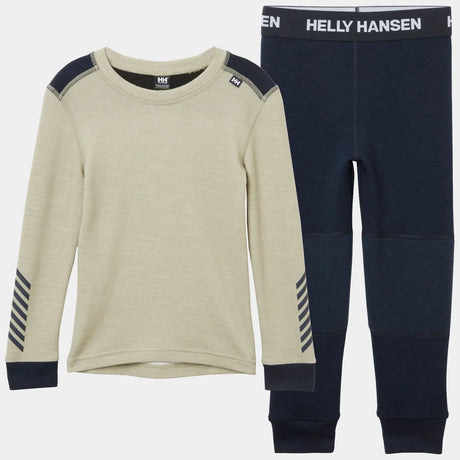 Helly Hansen Kids' LIFA® Merino Wool Base Layer Set Skiundertøj Børn - Light Lav -