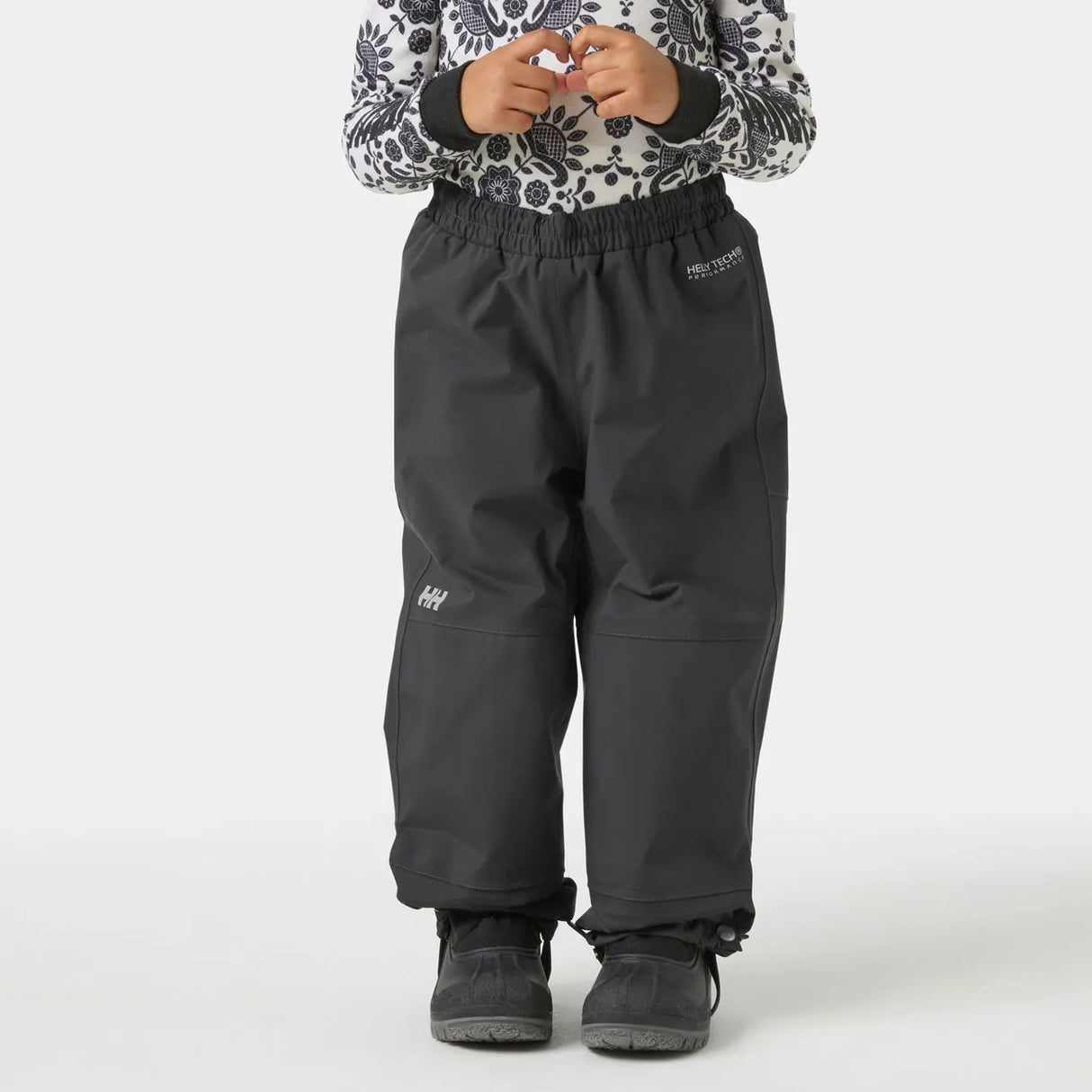 Helly Hansen Kids' Shelter Outdoor Pants Overtræksbukser / Regnbukser Børn - Ebony - Ebony