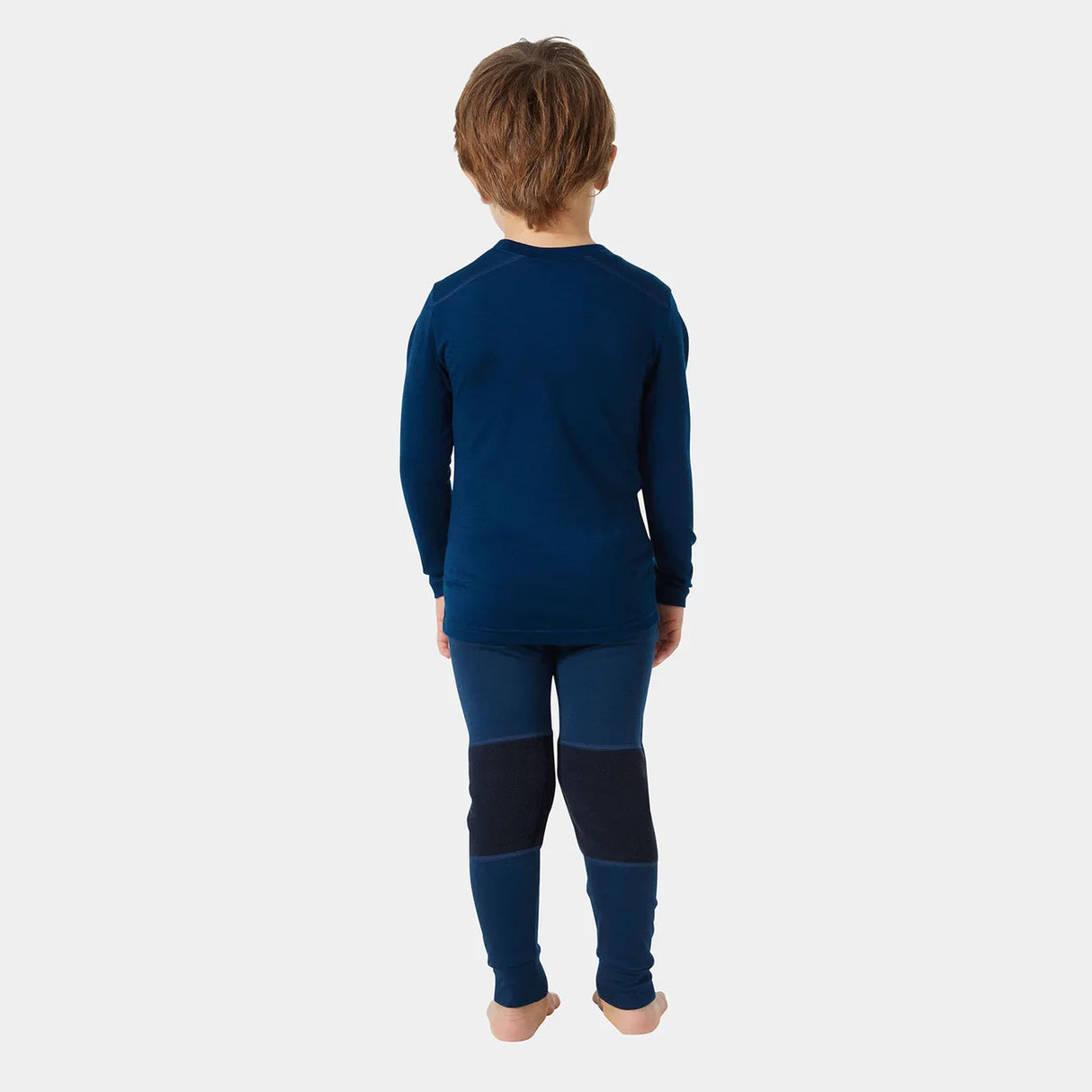 Helly Hansen Kids' Merino Wool Base Layer Set Skiundertøj Børn - Ocean