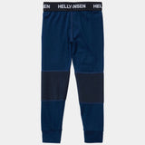 Helly Hansen Kids' Merino Wool Base Layer Set Skiundertøj Børn - Ocean
