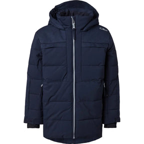 CMP Fix Hood Skijakke Børn - Black Blue - Black Blue