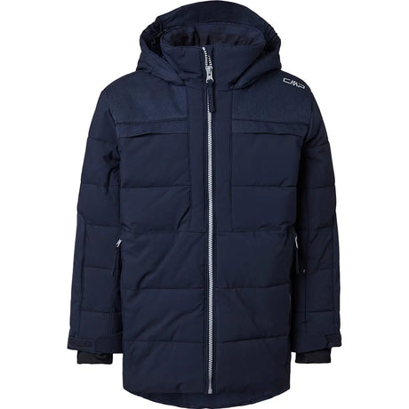 CMP Fix Hood Skijakke Børn - Black Blue