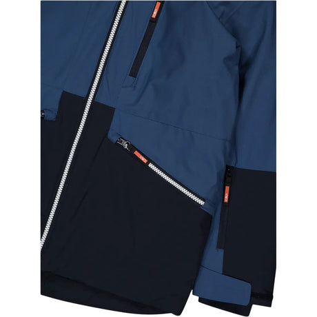 CMP Kid Jacket Fix Hood Skijakke Børn - Bluestone -