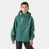 Helly Hansen Juniors' Moss Rain Jacket Regnjakke Børn - Opal Green
