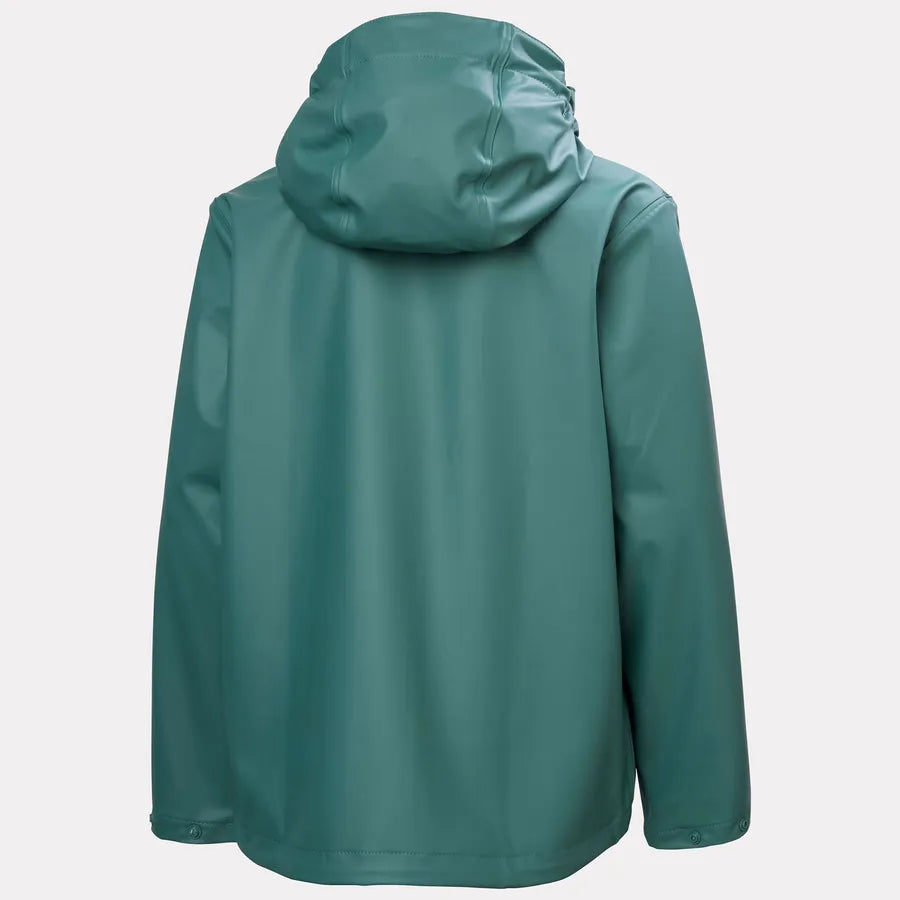 Helly Hansen Juniors' Moss Rain Jacket Regnjakke Børn - Opal Green