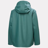Helly Hansen Juniors' Moss Rain Jacket Regnjakke Børn - Opal Green