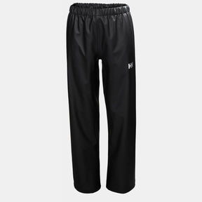 Helly Hansen Juniors' Moss Rain Pants Regnbukser Børn - Black - Black