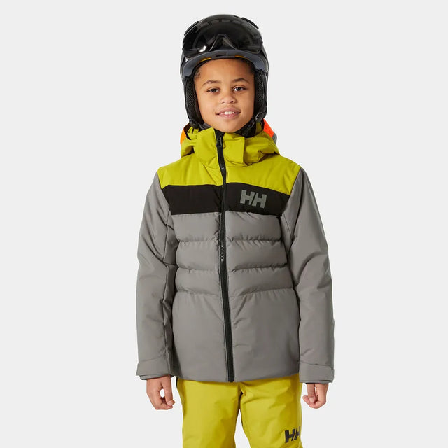 Helly Hansen Juniors' Cyclone Jacket Skijakke Børn - Concrete - Concrete