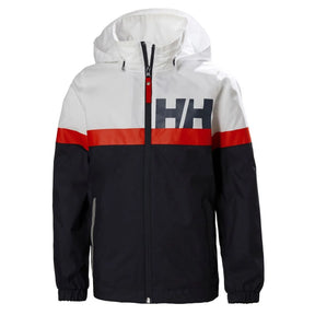Helly Hansen Juniors' Active Rain Jacket Regnjakke Børn - Navy