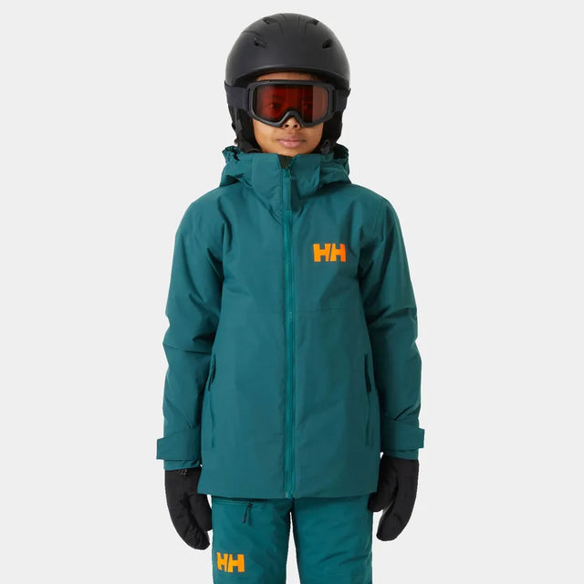 Helly Hansen Juniors' Traverse Ski Jacket Skijakke Børn - Dark Creek - Dark Creek