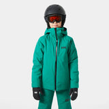 Helly Hansen Juniors' Alpha Ski Jacket Skijakke Børn - Signal Green