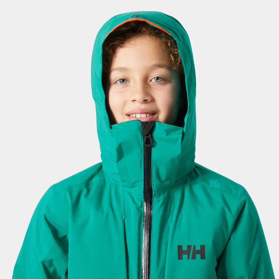 Helly Hansen Juniors' Alpha Ski Jacket Skijakke Børn - Signal Green
