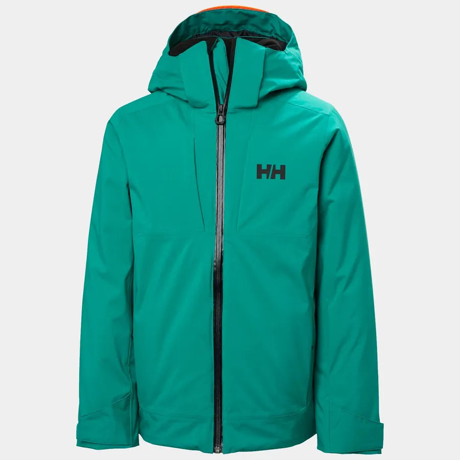 Helly Hansen Juniors' Alpha Ski Jacket Skijakke Børn - Signal Green