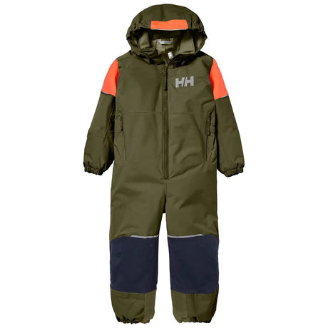 Helly Hansen Kids' Rider 2.0 Insulated Snow Suit Flyverdragt Børn - Utility Green