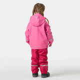 Helly Hansen Kids’ Bergen Fleece-Lined Rain Set 2.0 Regnsæt Børn - Cranberry
