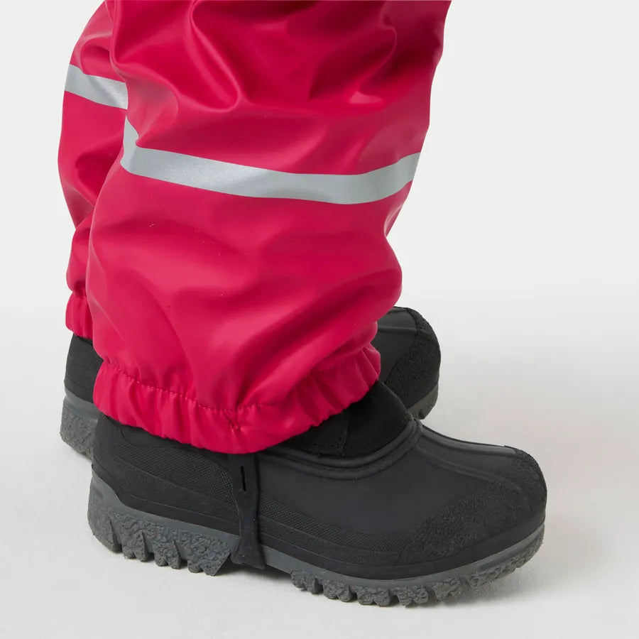 Helly Hansen Kids’ Bergen Fleece-Lined Rain Set 2.0 Regnsæt Børn - Cranberry