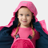 Helly Hansen Kids’ Bergen Fleece-Lined Rain Set 2.0 Regnsæt Børn - Cranberry