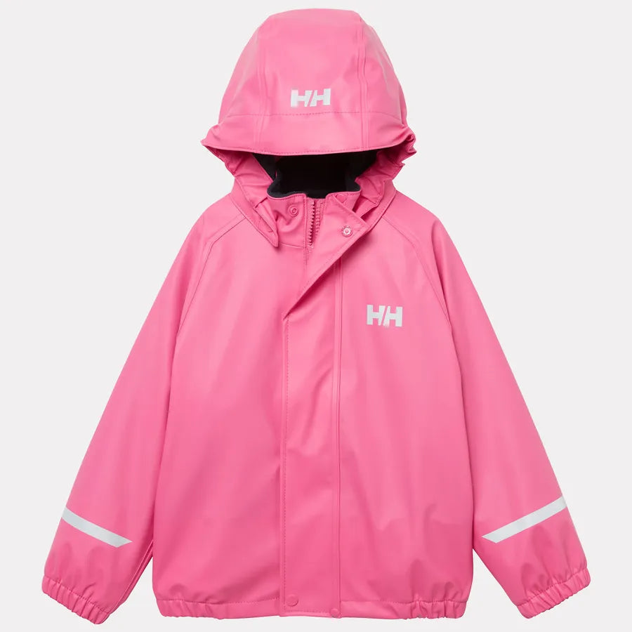 Helly Hansen Kids’ Bergen Fleece-Lined Rain Set 2.0 Regnsæt Børn - Cranberry