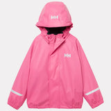 Helly Hansen Kids’ Bergen Fleece-Lined Rain Set 2.0 Regnsæt Børn - Cranberry