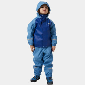 Helly Hansen Kids’ Bergen Fleece-Lined Rain Set 2.0 Regnsæt Børn - Blue Fog - Blue Fog