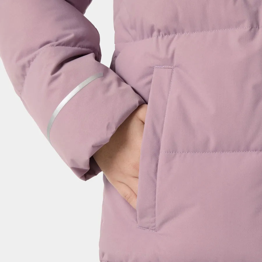Helly Hansen Juniors’ Adore Puffy Parka Vinterfrakke Børn - Purple Clay