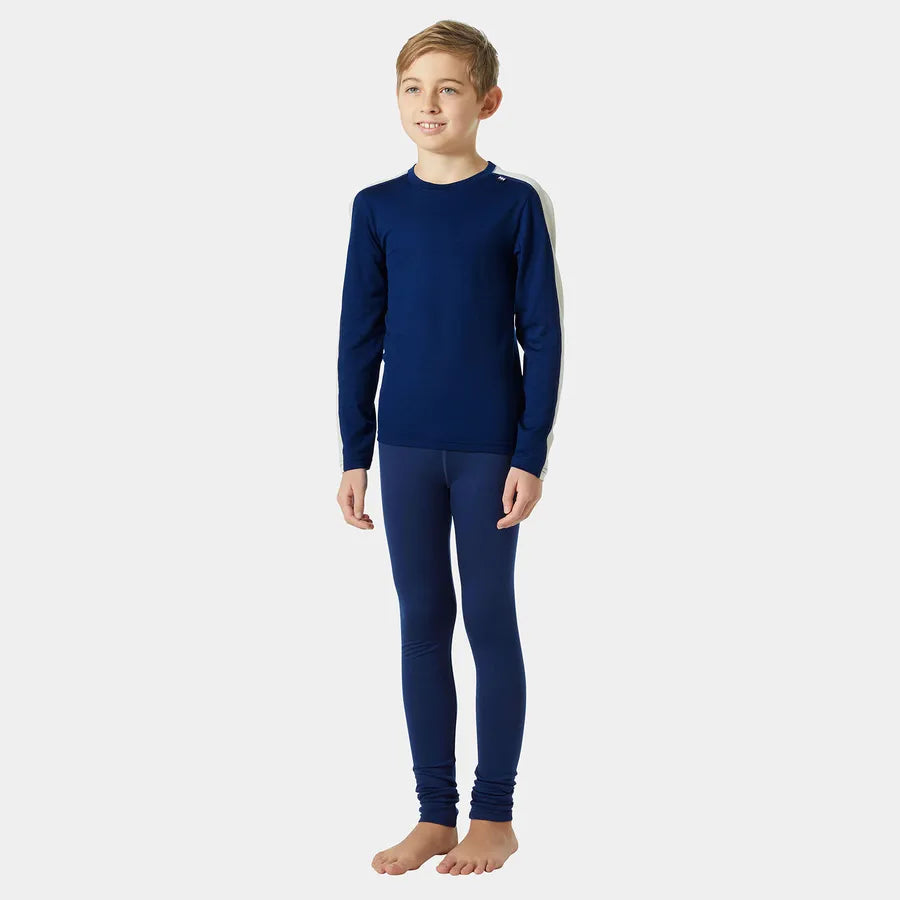 Helly Hansen Juniors' Merino Wool Base Layer Set Skiundertøj Sæt Børn -