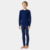 Helly Hansen Juniors' Merino Wool Base Layer Set Skiundertøj Sæt Børn