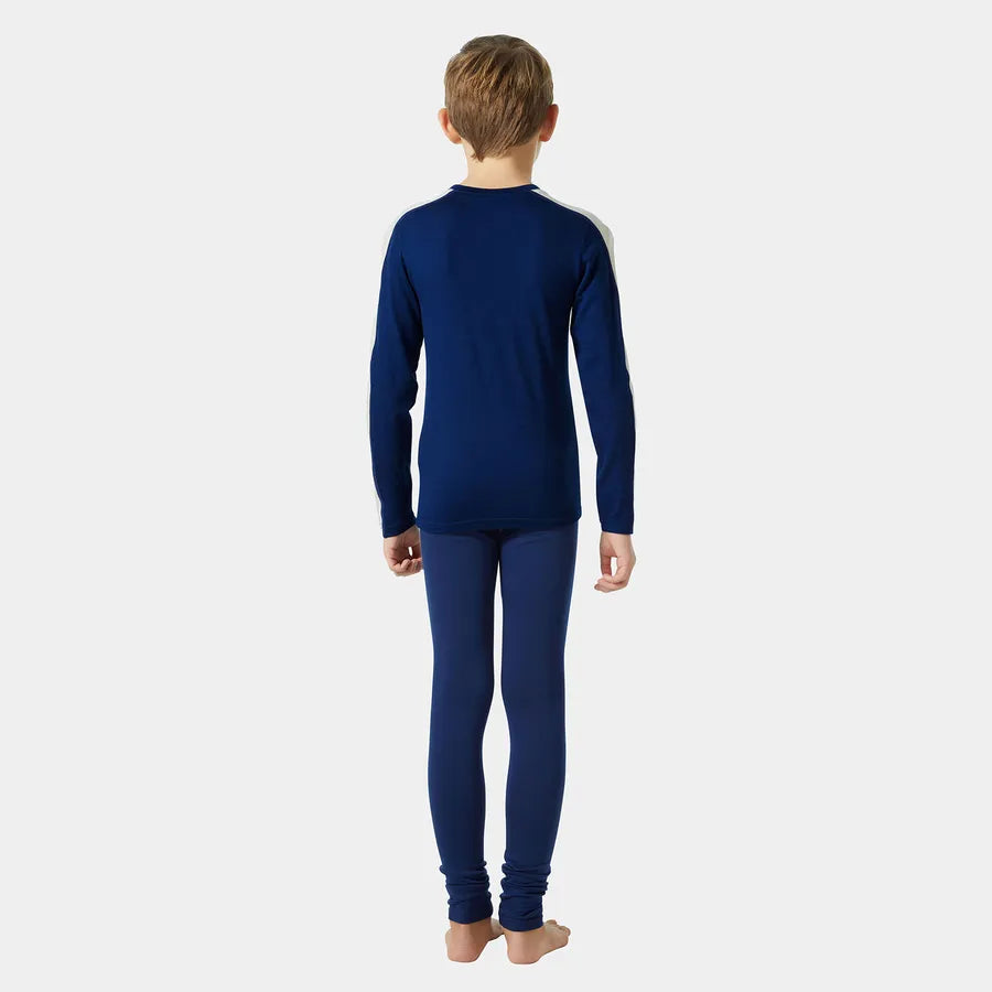 Helly Hansen Juniors' Merino Wool Base Layer Set Skiundertøj Sæt Børn -