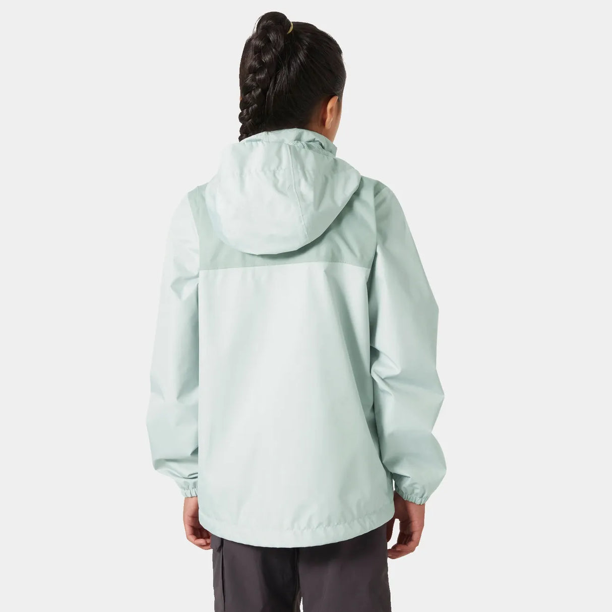 Helly Hansen Juniors’ Vancouver Rain Jacket Regnjakke Børn - Green Mist -