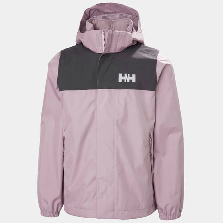 Helly Hansen Juniors’ Vancouver Rain Jacket Regnjakke Børn - Purple Clay -