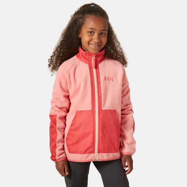 Helly Hansen Juniors’ Marka Fleece Jacket Fleecejakke Børn - Coral Almond - Coral Almond