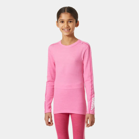 Helly Hansen Juniors' LIFA® Merino Base Layer Crew Top Skiundertrøje Børn