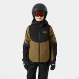 Helly Hansen Juniors' Elevate Ski Jacket Skijakke Børn - Sepia