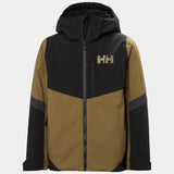 Helly Hansen Juniors' Elevate Ski Jacket Skijakke Børn - Sepia