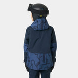 Helly Hansen Juniors’ Summit 2.0 Jacket Skijakke Børn - Dark Blue AOP