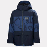 Helly Hansen Juniors’ Summit 2.0 Jacket Skijakke Børn - Dark Blue AOP
