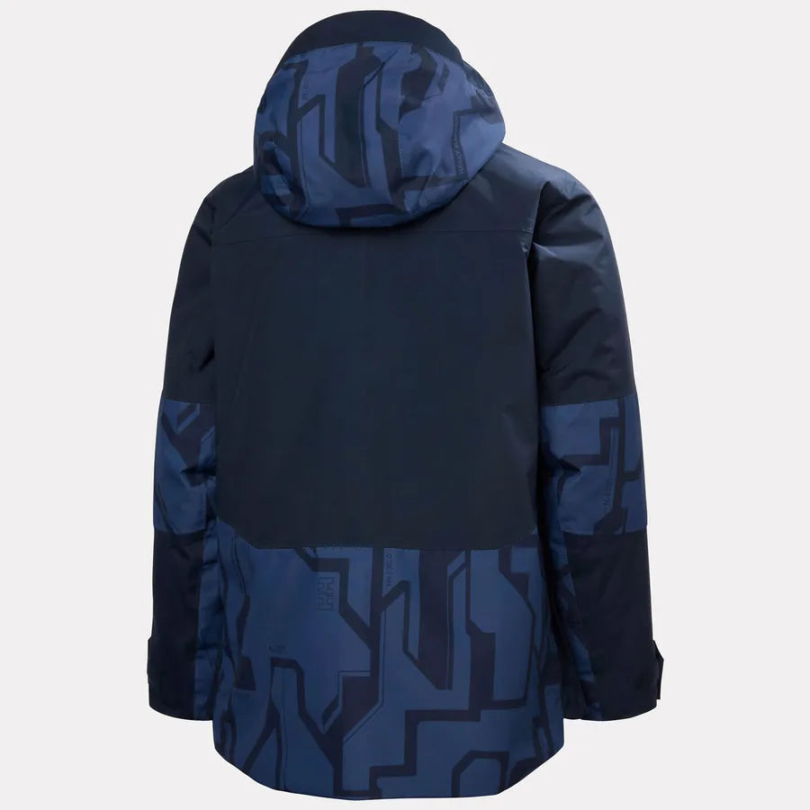 Helly Hansen Juniors’ Summit 2.0 Jacket Skijakke Børn - Dark Blue AOP