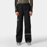 Helly Hansen Juniors' Shelter HELLY TECH® Regnbukser Børn - Black - - 41838_990-1-onbody1