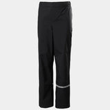 Helly Hansen Juniors' Shelter HELLY TECH® Regnbukser Børn - Black - - 41838_990-4-front