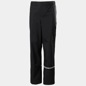Helly Hansen Juniors' Shelter HELLY TECH® Regnbukser Børn - Black - - 41838_990-4-front