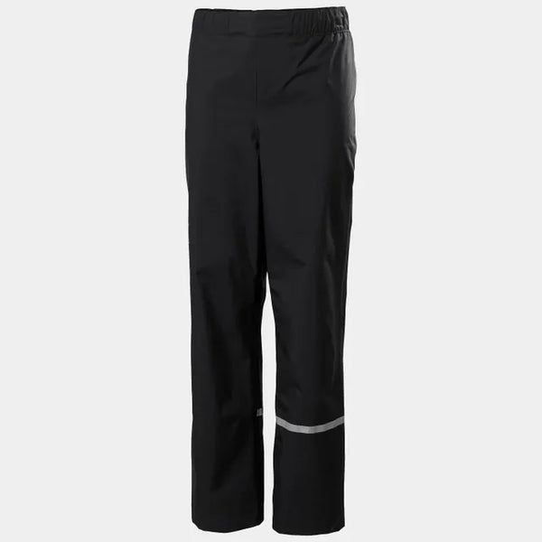 Helly Hansen Juniors' Shelter HELLY TECH® Regnbukser Børn - Black