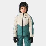 Helly Hansen Girls' Snowbliss Jacket Skijakke Børn - Opal Green