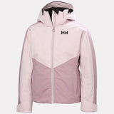 Helly Hansen Girls' Snowbliss Jacket Skijakke Børn - Purple Clay