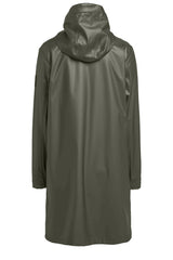 Tenson Apelviken PU Regnjakke Dame - Olive -