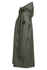 Tenson Apelviken PU Regnjakke Dame - Olive -