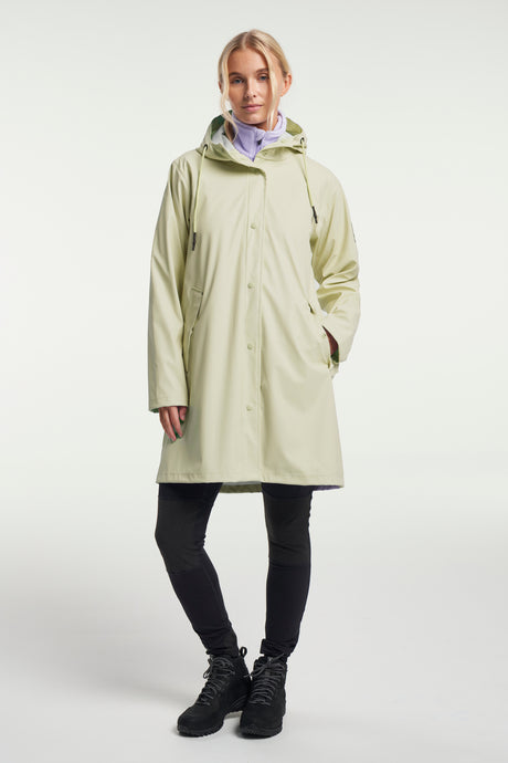 Tenson Apelviken PU Regnjakke Dame - Sand -